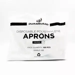 APRONS - DISPOSABLE WHITE (100)