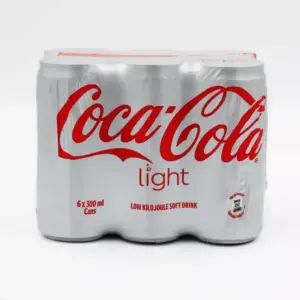 COKE LIGHT CAN 300ml (6)