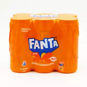 FANTA ORANGE CAN 300ml (6)