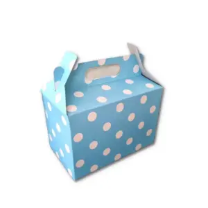 BOX - PARTY BLUE SML (DOT/STRIPE/PLAIN) 10