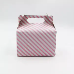 BOX PARTY - PINK SML (DOT/STRIPE/PLAIN) 10