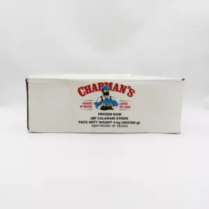 CALAMARI STRIPS 4KG CHAPMANS (40*100g)