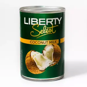 Liberty Coconut Milk 410g canned for cooking and baking