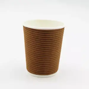CTG RIPPLE KRAFT CUP 250ML (25)