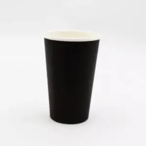 CTG SINGLE WALL BLACK CUP 500ML (25)