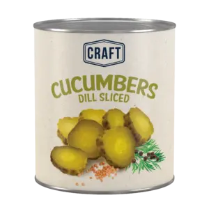 CUCUMBERS DILL - SLICED (A10)