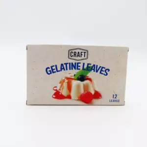 GELATINE LEAVES 12*12's CRAFT