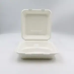 BOX - SUGARCANE 3 COMPARTMENT (50)