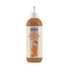 MILKSHAKE SYRUP CRAFT- CARAMEL FUDGE (1L)