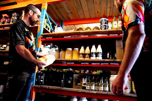 packtown team in warehouse preparing catering supplies orders