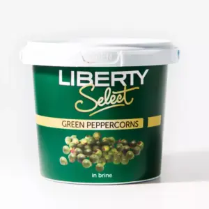 GREEN PEPPERCORNS IN BRINE (1KG)