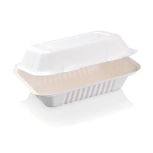 BOX - SUGARCANE 1 COMPARTMENT RECTANGLE (50)