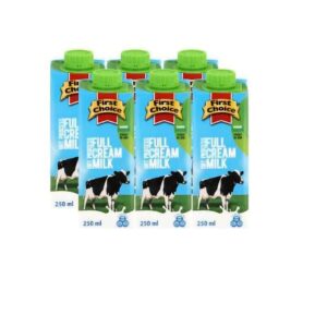 FIRST CHOICE UHT FULL CRM 250ml*6