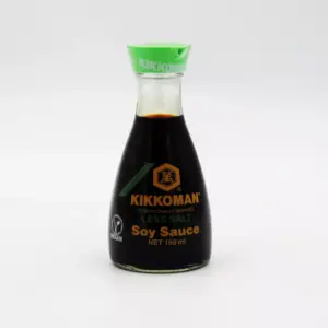 SOYA SAUCE - KIKKOMAN LESS SALT (148ml)