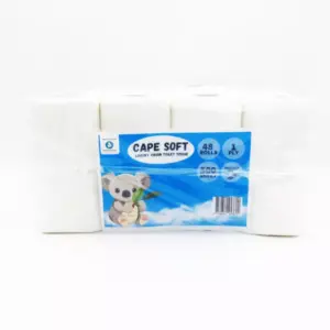 TOILET PAPER - 1 PLY CAPE SOFT (48)